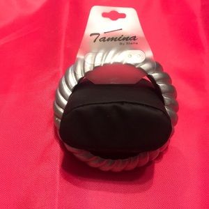Tamina By Stella Silver Textured Wood Bracelet